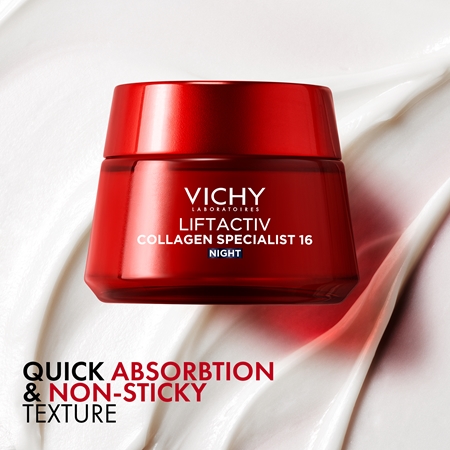 Vichy Liftactiv Collagen Specialist 16 Night učvršćujuća noćna krema protiv bora