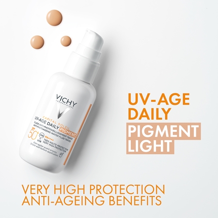 Vichy Capital Soleil Daily SPF50+ védő és tonizáló folyadék arcra SPF 50+