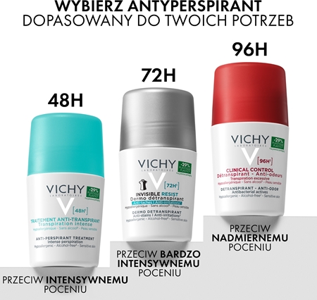 Vichy Detranspirant antyperspirant roll-on