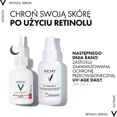 Vichy Liftactiv Retinol Specialist Serum intensywna pielęgnacja przeciwzmarszczkowa z retinolem