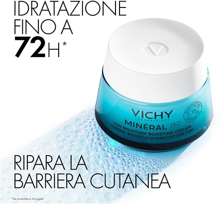 Vichy Minéral 89 crema idratante viso 72 ore