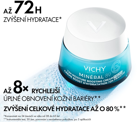 Vichy Minéral 89 hydratační krém na obličej 72h