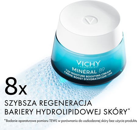 Vichy Minéral 89 krem nawilżający do twarzy 72 godz.