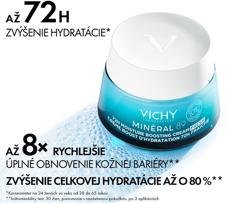 Vichy Minéral 89 hydratačný krém na tvár 72h