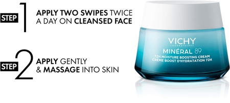 Vichy Minéral 89 Moisturizing Cream For Face 72h