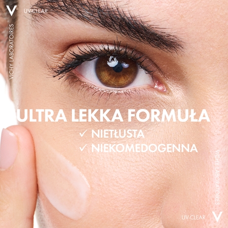 Vichy Capital Soleil UV-Clear pielęgnacja przeciwzmarszczkowa do skóry tłustej ze skłonnością do trądziku