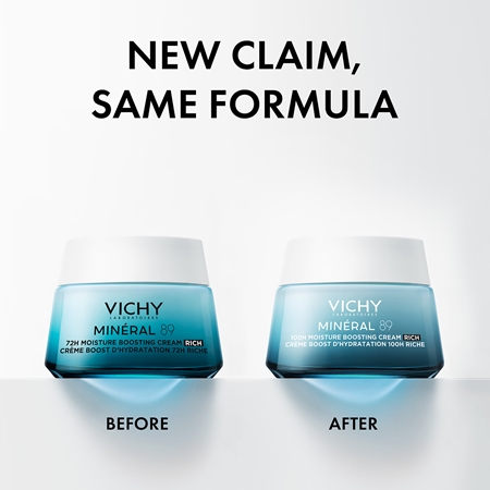 Vichy Minéral 89 100H rich hydrating cream