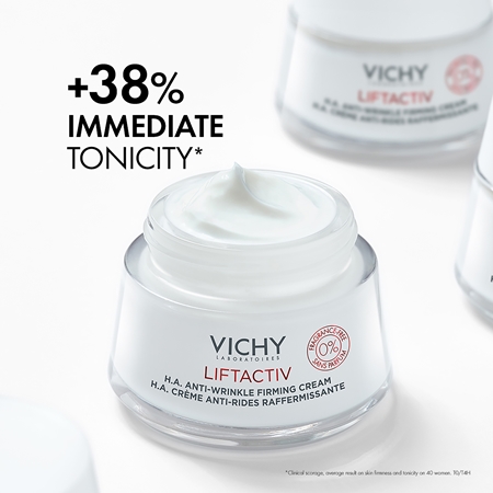 Vichy Liftactiv H.A. firming cream with a tightening effect with anti-wrinkle effect