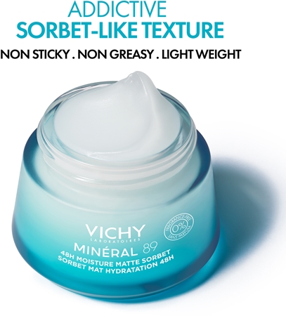 Vichy Minéral 89 Moisture Matte Sorbet szorbet krém kombinált és zsíros bőrre