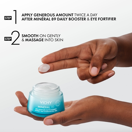 Vichy Minéral 89 Moisture Matte Sorbet szorbet krém kombinált és zsíros bőrre