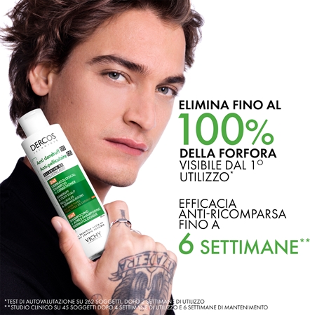 Vichy Dercos Anti-Dandruff shampoo e balsamo 2 in 1 contro la forfora