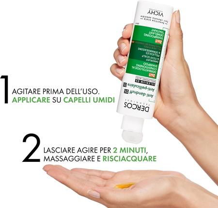Vichy Dercos Anti-Dandruff shampoo e balsamo 2 in 1 contro la forfora