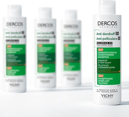 Vichy Dercos Anti-Dandruff shampoo e balsamo 2 in 1 contro la forfora