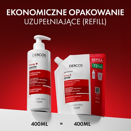 Vichy Dercos Energy + szampon wzmacniający przeciw wypadaniu włosów