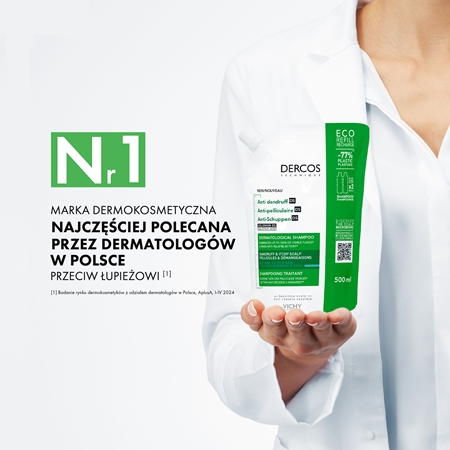 Vichy Dercos Anti-Dandruff szampon przeciwłupieżowy do włosów normalnych i przetłuszczających się
