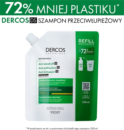 Vichy Dercos Anti-Dandruff szampon przeciwłupieżowy do włosów suchych