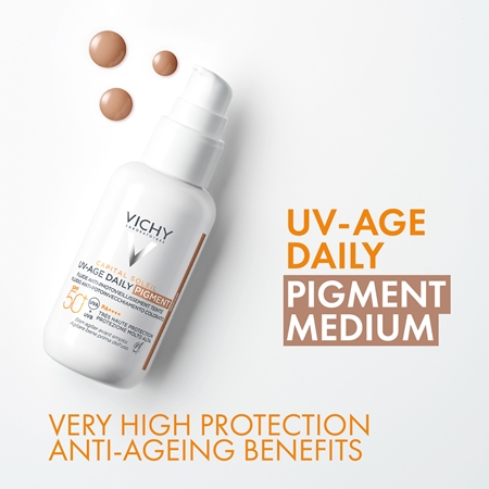 Vichy Capital Soleil Daily SPF50+ ochranný tónovaný fluid na obličej SPF 50+