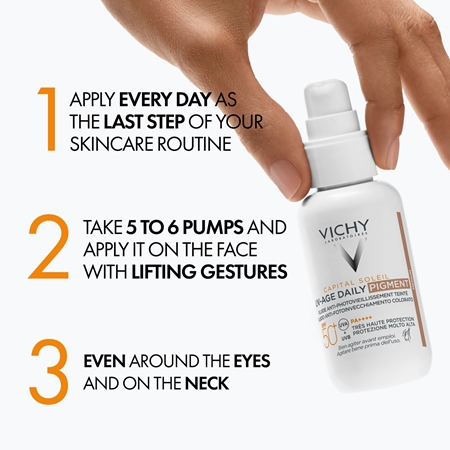 Vichy Capital Soleil Daily SPF50+ ochranný tónovaný fluid na obličej SPF 50+