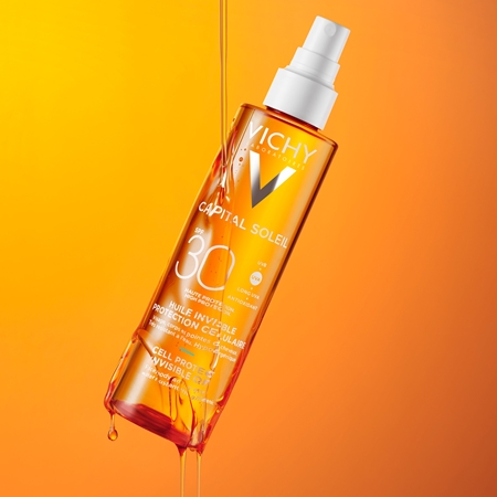 Vichy Capital Soleil Cell Protect Invisible Oil ochranný olej SPF 30