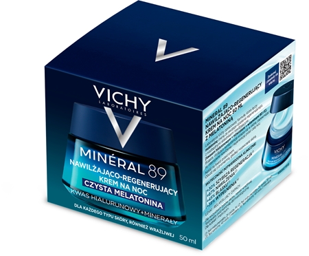 Vichy Minéral 89 Moisture Recovery Night Cream regenerujący krem na noc