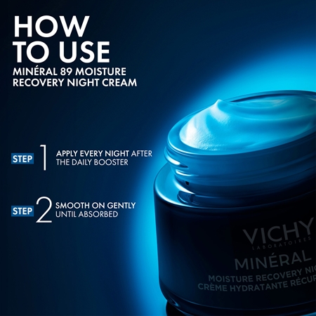 Vichy Minéral 89 Moisture Recovery Night Cream noční regenerační krém