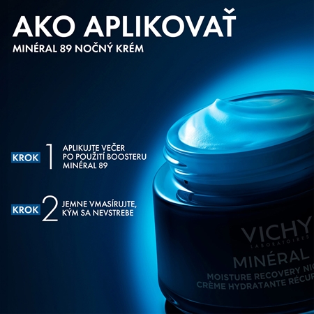 Vichy Minéral 89 Moisture Recovery Night Cream nočný regeneračný krém