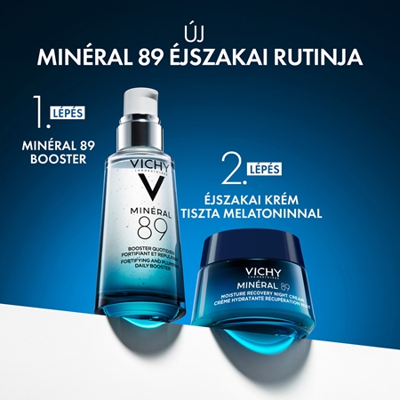 Vichy Minéral 89 Moisture Recovery Night Cream éjszakai regeneráló krém