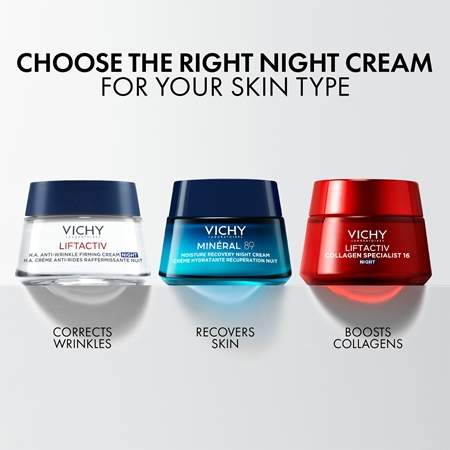 Vichy Minéral 89 Moisture Recovery Night Cream noční regenerační krém