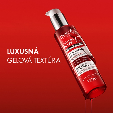 Vichy Dercos Collagen Filler 17 regeneračná kúra pre slabé vlasy s tendenciou vypadávať