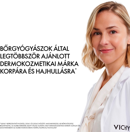 Vichy Dercos Collagen Filler 17 regeneráló kúra kihullásra hajlamos, legyengült hajra