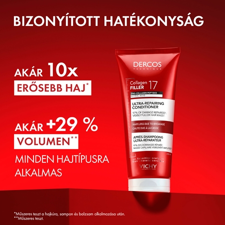 Vichy Dercos Collagen Filler 17 intenzíven regeneráló kondicionáló