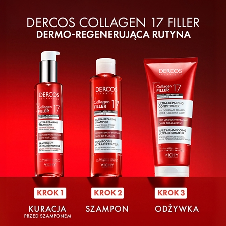 Vichy Dercos Collagen Filler 17 odżywka intensywnie regenerująca