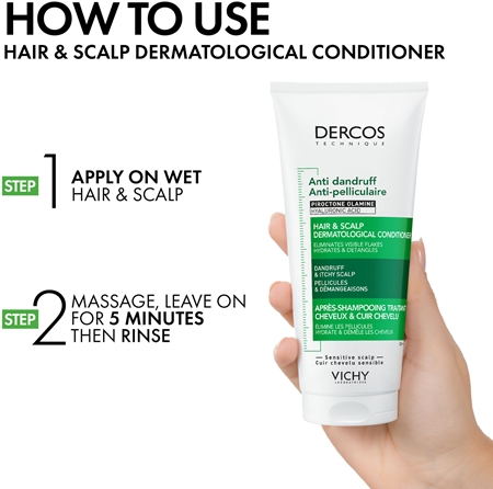 Vichy Dercos Anti-Dandruff Conditioner kondicionáló korpásodás ellen