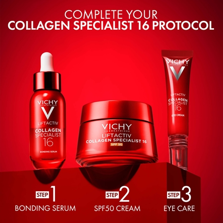 Vichy Liftactiv Collagen Specialist 16 SPF 50 Anti-Aging Protective Day Cream SPF 50