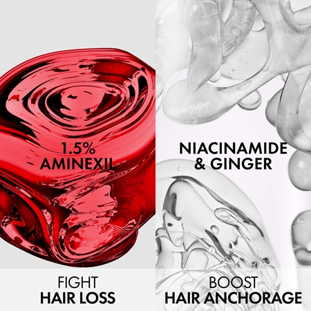 Vichy Dercos Aminexil Clinical REGEN Booster Strengthening and Regenerating Hair Serum for hair loss