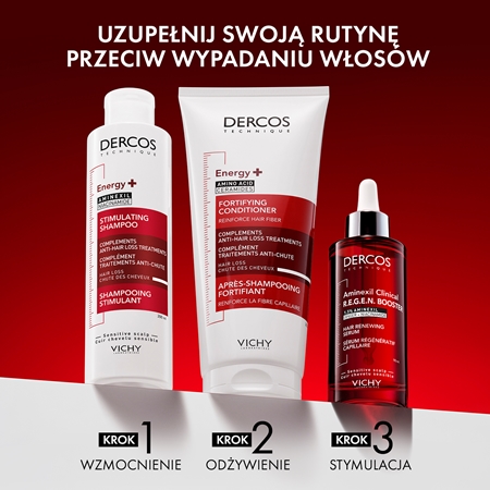 Vichy Dercos Aminexil Clinical REGEN Booster wzmacniające i regenerujące serum do włosów przeciw wypadaniu włosów