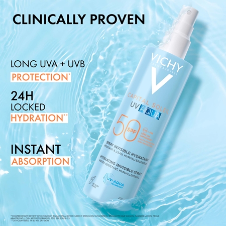 Vichy Capital Soleil UV Aqua Protective Spray with moisturising effect