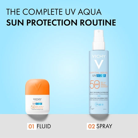 Vichy Capital Soleil UV Aqua Protective Spray with moisturising effect