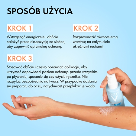 Vichy Capital Soleil UV Aqua spray ochronny o działaniu nawilżającym