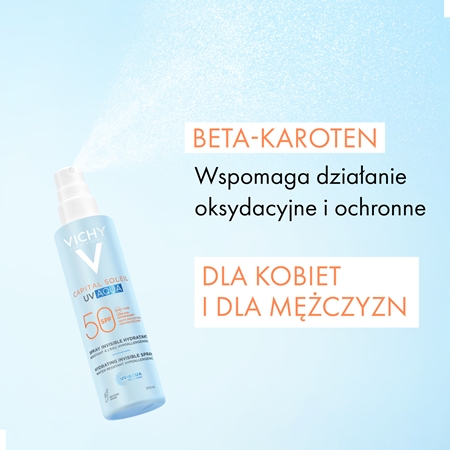 Vichy Capital Soleil UV Aqua spray ochronny o działaniu nawilżającym