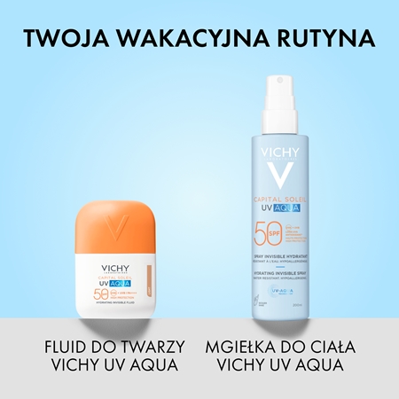 Vichy Capital Soleil UV Aqua ochronny fluid tonujący do twarzy o działaniu nawilżającym