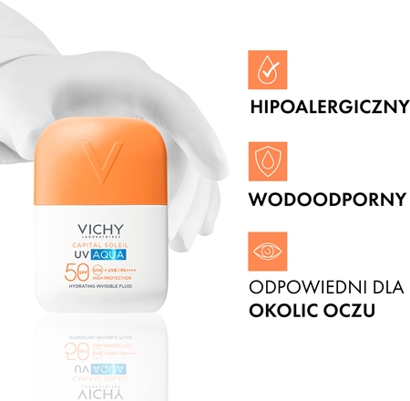 Vichy Capital Soleil UV Aqua nawilżający fluid ochronny SPF 50