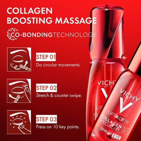 Vichy Liftactiv Collagen Specialist 16 Eye Serum to treat the first signs of skin ageing