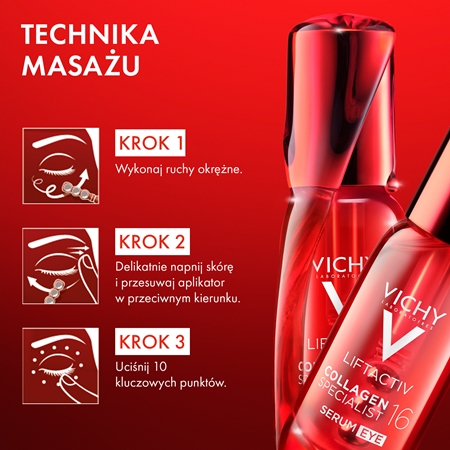 Vichy Liftactiv Collagen Specialist 16 serum pod oczy przeciw pierwszym oznakom starzenia skóry