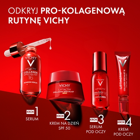 Vichy Liftactiv Collagen Specialist 16 serum pod oczy przeciw pierwszym oznakom starzenia skóry