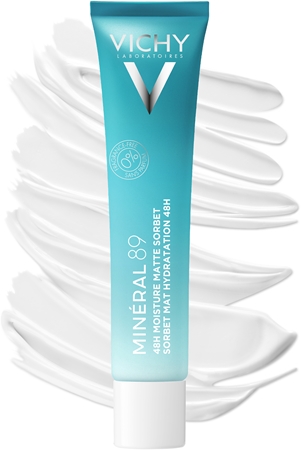 Vichy Minéral 89 48H Moisture Matte Sorbet Moisturizing Facial Cream for oily and combination skin