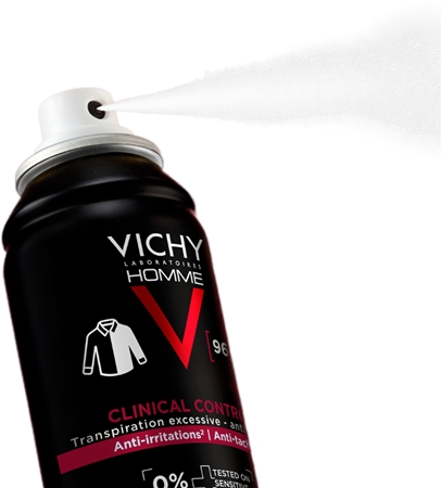 Vichy Homme Clinical Control Antiperspirant to treat excessive sweating