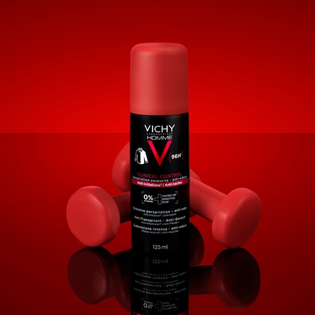 Vichy Homme Clinical Control Antiperspirant to treat excessive sweating