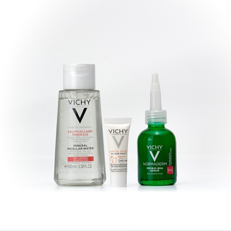 Vichy Normaderm zestaw upominkowy (z efektem peelingu)