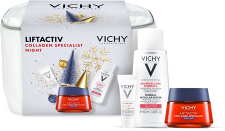Vichy Liftactiv Collagen Specialist Night set cadou de Crăciun anti-imbatranire